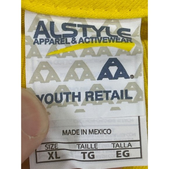 Youth Size Large NWT Guitar Rock N Roll Yellow T-Shirt - Picture 8 of 9